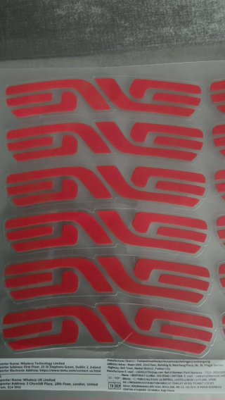 Pegatinas ENVE Rojas
