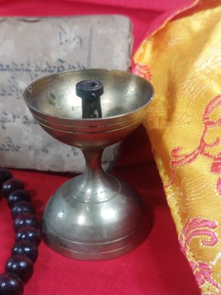 Conjunto budista manuscrito siglo XIX