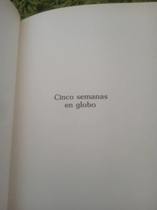 Libro Cinco Semanas en Globo Julio Verne