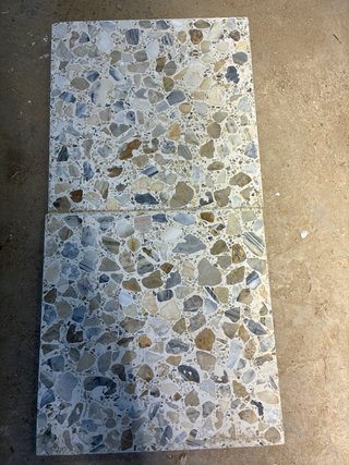Baldosa Terrazo 40x40 , 300 piezas