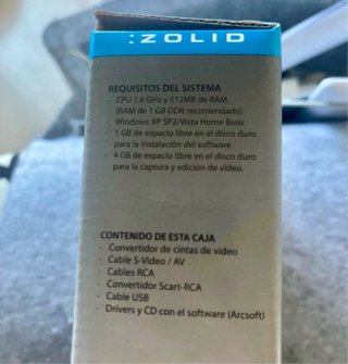 Convertidor Cintas Video Zolid USB a DVD