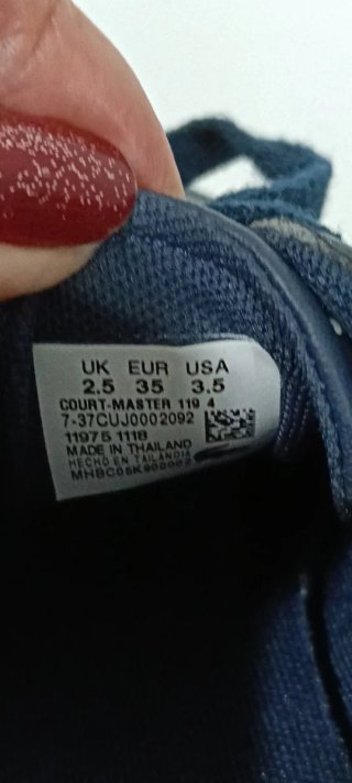 Zapatillas Lacoste Talla 35 Azul Marino