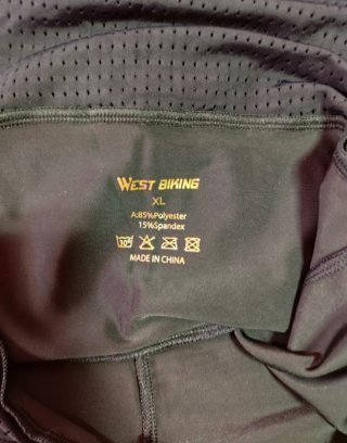 Calções de Ciclismo com Alças West Biking XL