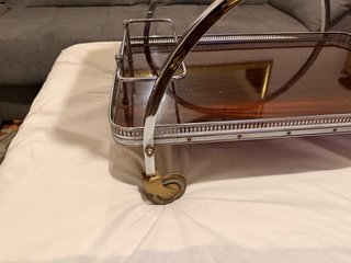 Carrito camarera estilo Maison Jansen años 70s