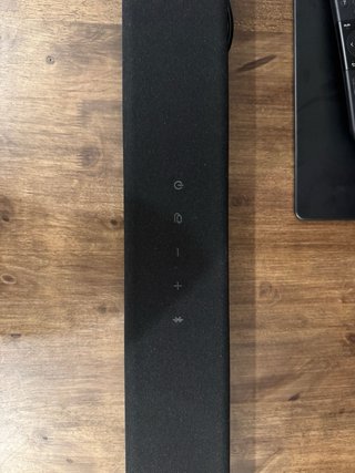 Barra de sonido y subwoofer LG negros