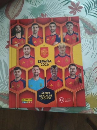 Álbum Oficial España 2026 Panini COMPLETO PEGADOS