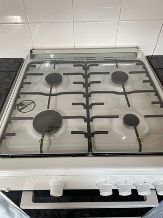 Cocina de gas ciudad Beko blanca