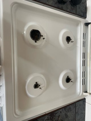 Cocina de gas ciudad Beko blanca