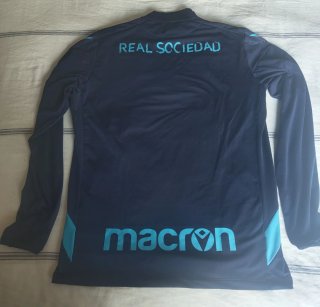 Sudadera Macron Real Sociedad XL Azul/Turquesa