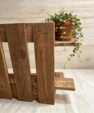Estantería Rústica Madera 60x45x11cm Funcional