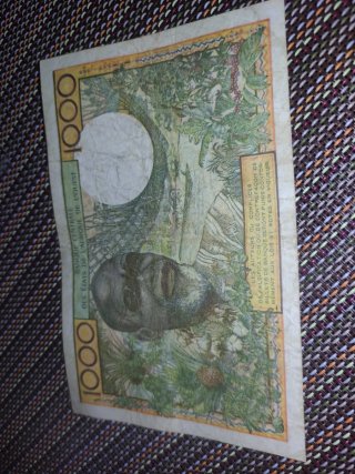 Billete 1000 Francos África Occidental