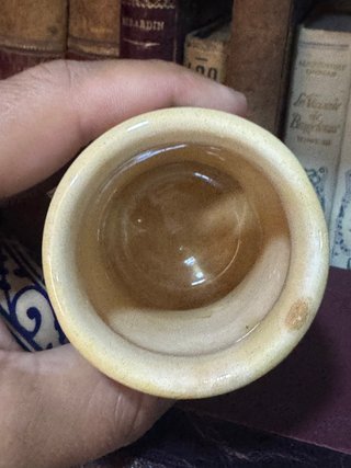 Bote cerámica Menta Farmacia Azul
