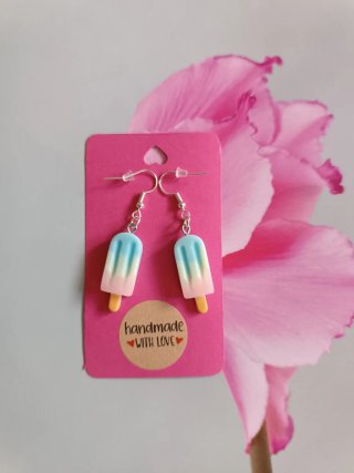 Pendientes handmade paleta helado