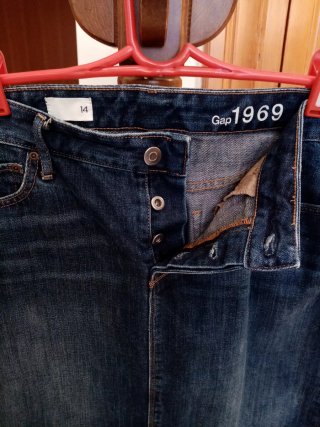 Gonna Jeans Gap Blu Taglia M/38/10