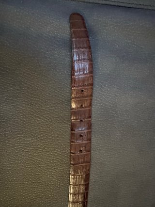 Cintura vera pelle marrone