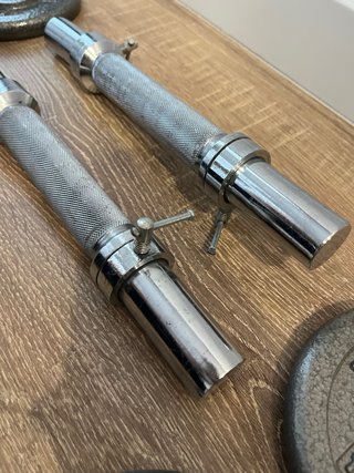 2 Mancuernas 12 kg completas con maletín