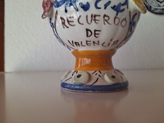 Botijo Cerámica Flores Recuerdo Valencia