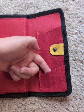 Cartera Jump From Paper 2D Roja y Amarilla