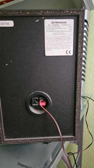 Altavoces Pioneer S-P260 Negro