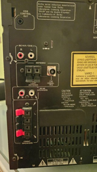 Altavoces Pioneer S-P260 Negro