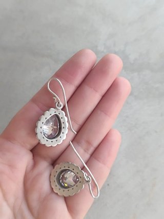 Pendientes Vintage Portugueses-Oro 9k y Plata 925