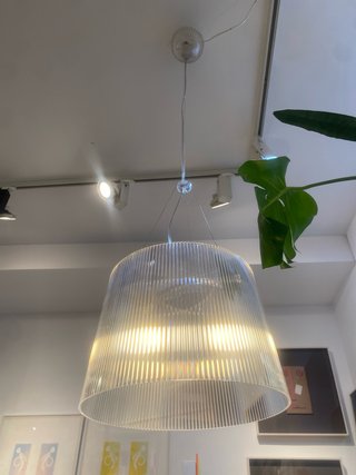 2 Lampade Kartell Trasparenti in Plastica/Metacrilato