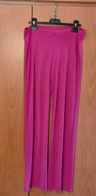 Pantaloni donna a gamba ampia fantasia