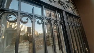 Puerta hierro forjado artesanal