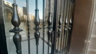 Puerta hierro forjado artesanal