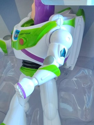 Buzz Lightyear Toy Story muñeco figura Disney Wood