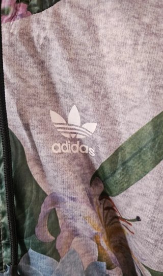 Chubasquero Adidas Originals Floral Multicolor
