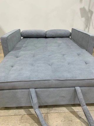 Sofá Cama 2 Plazas Gris