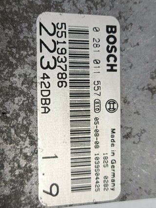 Centralita motor 55193786 fiat doblo (119) 583659