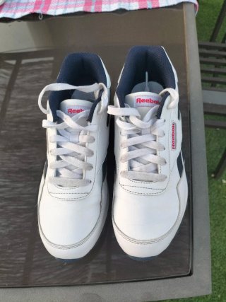 Zapatillas Reebok Junior Blancas y Negras