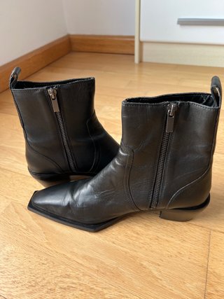 Botas Mango Piel Talla 38