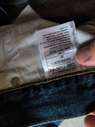 Shorts Vaqueros Carhartt Azul