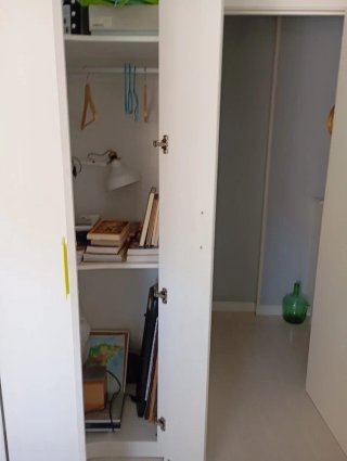 Muebles habitación juvenil:cama abatible y más.