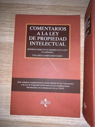 Comentarios a la Ley de Propiedad Intelectual