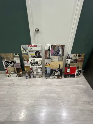 Cuadros Banksy Set 4