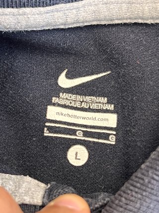 Nike Polo Sport Dark Blue Vintage 00's Old Money