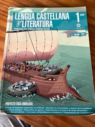 Lengua castellana y literatura, 1 BACH.