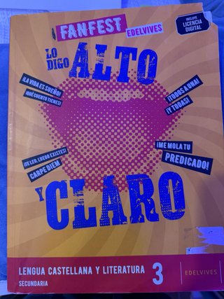Lengua castellana y literatura 3 Secundaria