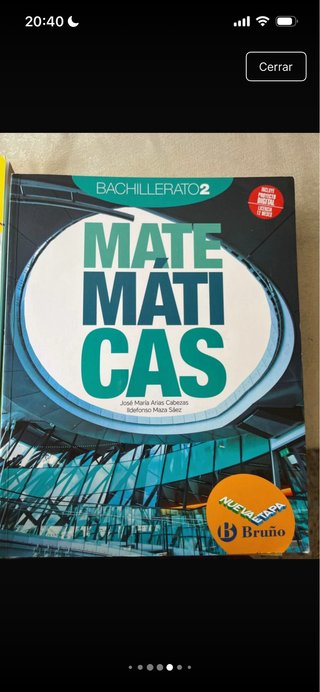 Libros de Segundo Bachillerato