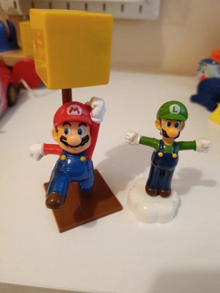 Figuras Mario y Luigi