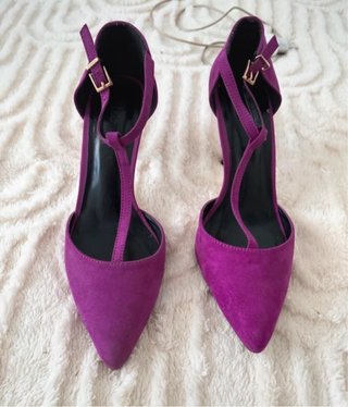 Zapatos de tacón morados Colourfultte