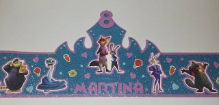 Corona de cumpleaños, Zootropolis.