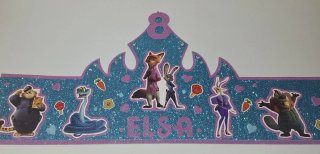Corona de cumpleaños, Zootropolis.