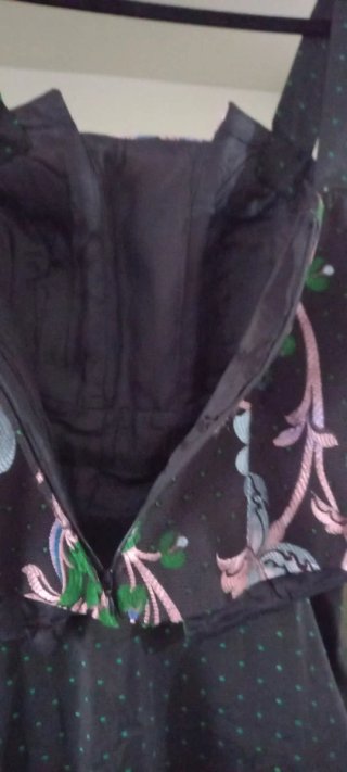 Completo donna cerimonia nero/multicolor