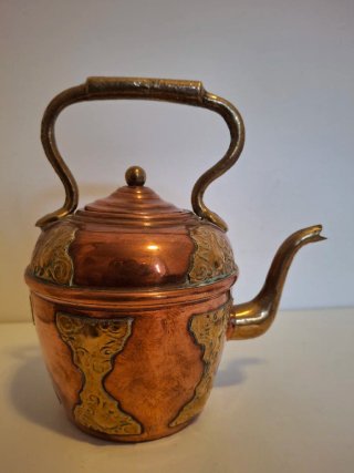 Tetera Vintage Cobre y Latón