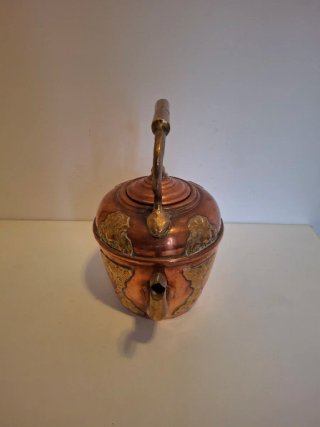 Tetera Vintage Cobre y Latón